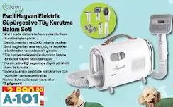 KİWİ EVCİL HAYVAN ELEKTRİK SÜPÜRGESİ VE TÜY KURUTMA BAKIM SETİ